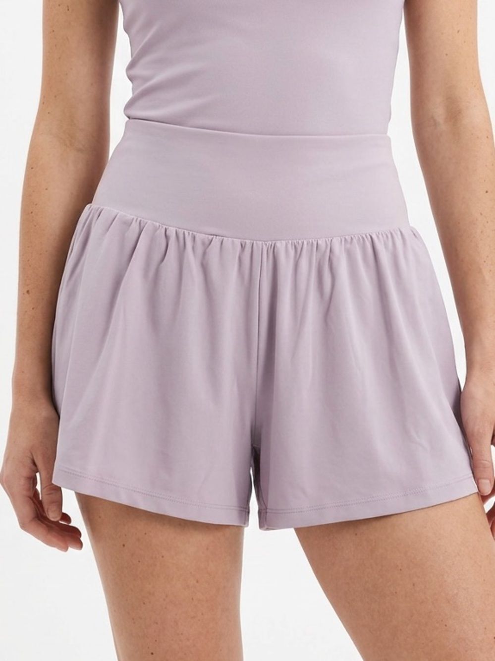HALARA | Light Lavender High-Waist Athletic Shorts Women’s Size X-Large